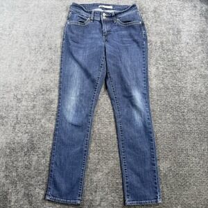 Levi's 529 Curvy Skinny Leg Jeans Women's Size 8 W29xL32 Dark Wash Blue Stretch